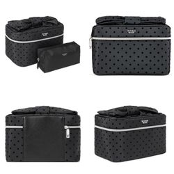 Victoria’s Secret velvet dot make up case