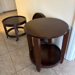 End Tables Two Sizes And a Cover For The Larger One
