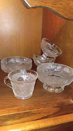 Vintage glassware
