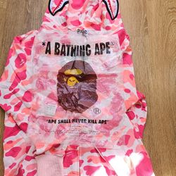 Bape Medium Size Tags And Bag