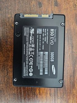 Samsung 850 EVO 500GB 2.5" SATA SSD – Tested Working