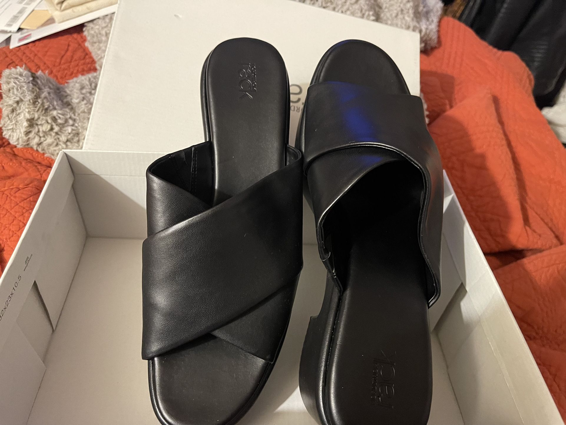 Black Platform Sandals -Nordstrom Rack -12