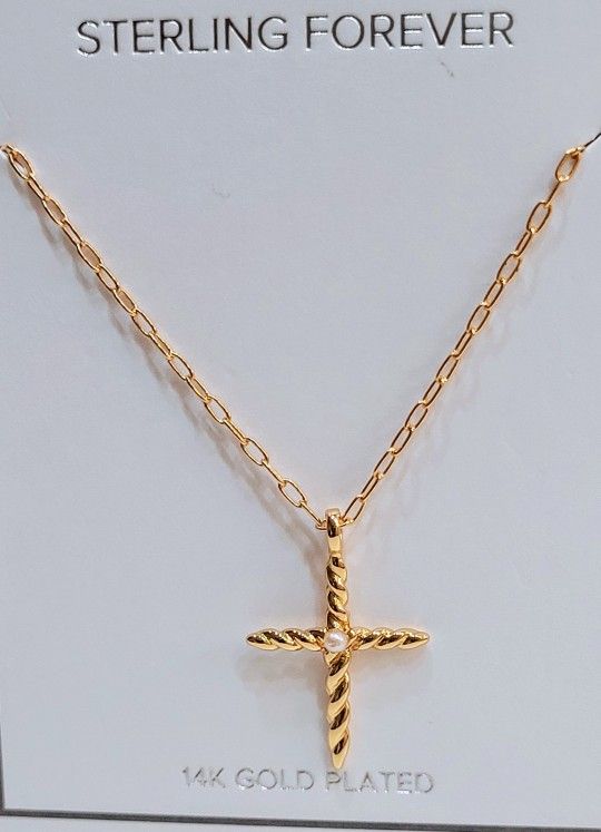 SHIPPING ONLY  *  Twist Pearl Cross