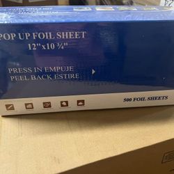 12inch Pop Up Sheet Foil For Taco 3000 Sheets