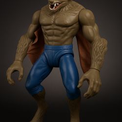 DC Comics Batman Man-Bat Action Figure - Vintage Style - 12"  This is a large-scale action figure of Man-Bat, one of Batman's most fearsome vil B7