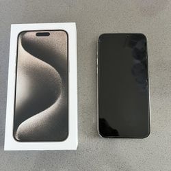 iPhone 15 Pro max, Natural Titanium, 256GB
