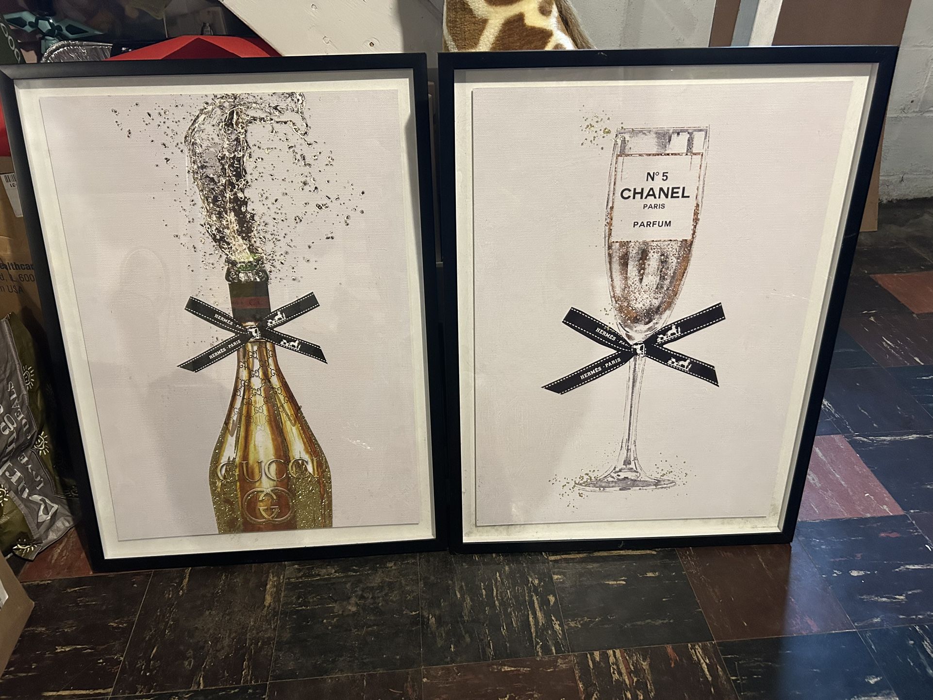 Gucci Channel Home Decor Hanging Picture