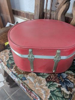 Leather Hat box