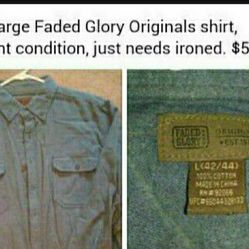 TWO LARGE MEN'S SHIRTS