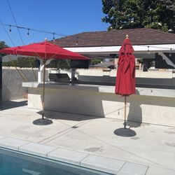 (2) Patio Umbrella ‘s