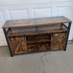 TV Stand for 65 Inch TV, Entertainment Center, TV Table and Console, TV Cabinet with Adjustable Shelves, Industrial Design, Rustic Brown and Black 🔥
