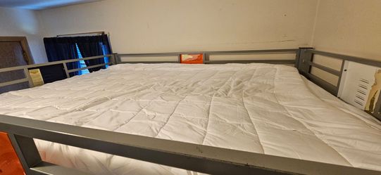 Twin metal loft bed