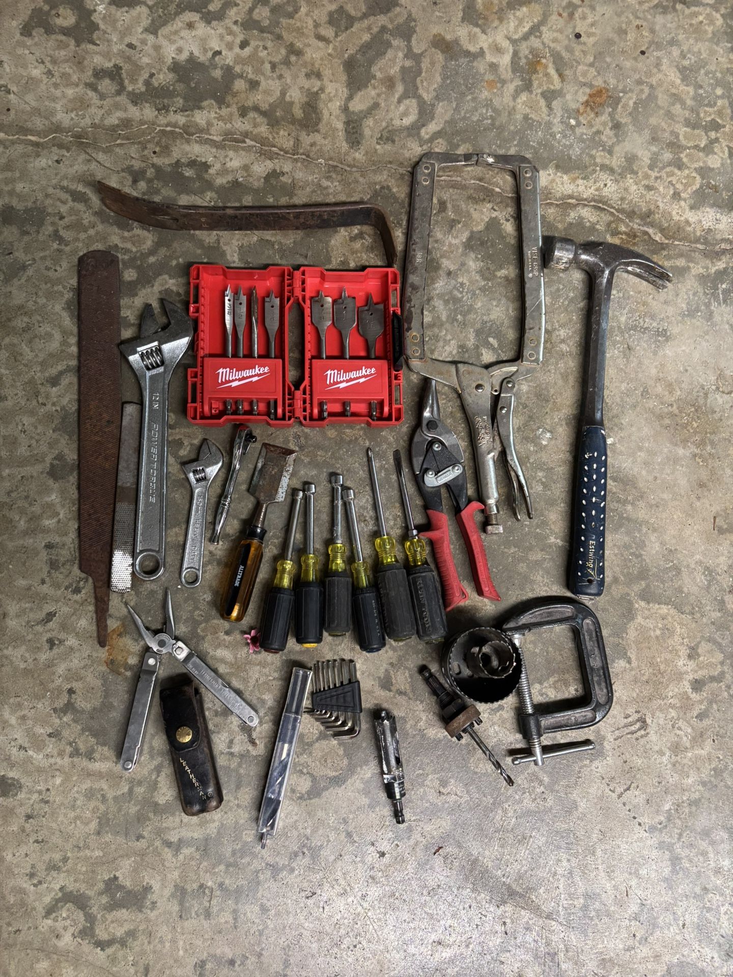 Box Of Tools (Klein, Milwaukee, Leatherman)