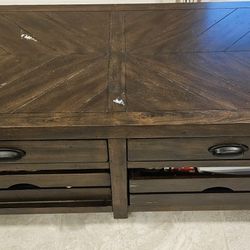 Solid Wood Coffee Table For Sale/OBO 