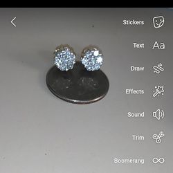 1ct Diamond Earrings