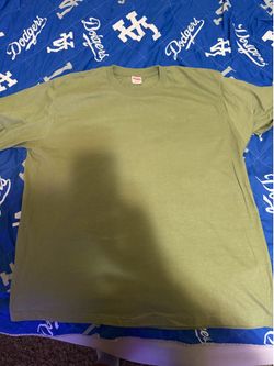 Supreme 2x olive green. Blank tee