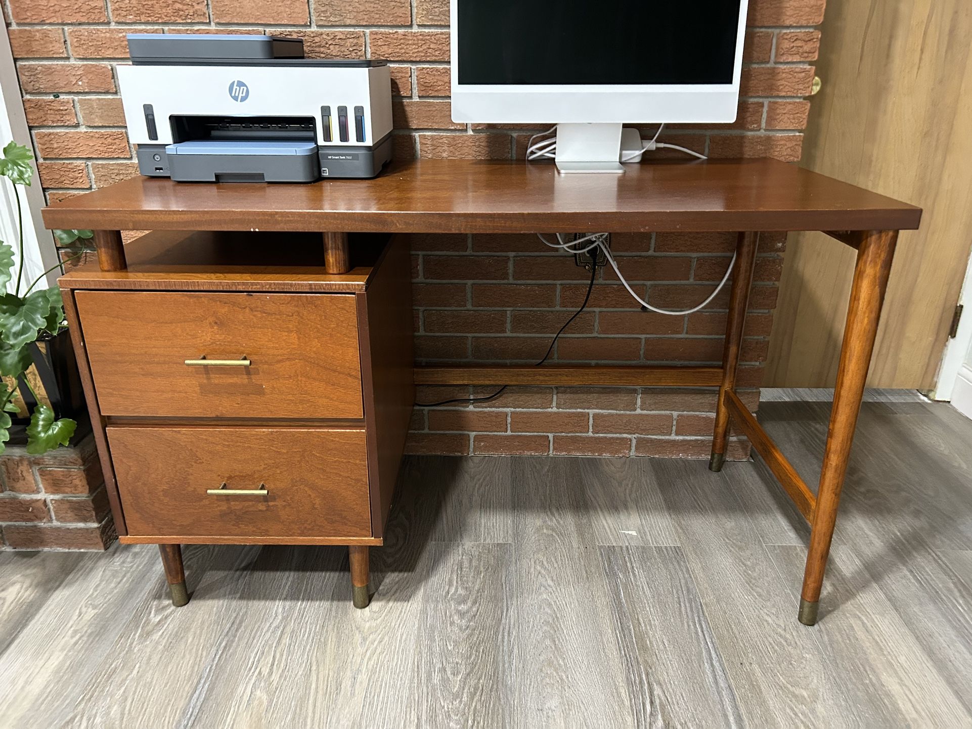 Wooden Desk Mid Century modern 