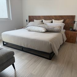 Metal Platform Bed Frame - king - 6" Tall 