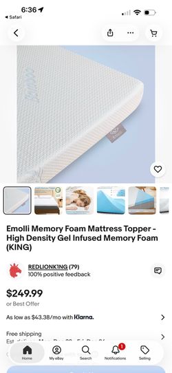 King size mattress topper New