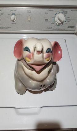 CIRCUS ELEPHANT COOKIE JAR