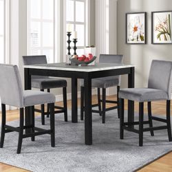 Dior-grey Pub Table+ 4 Chair Set 👀📲🔥🚛😍