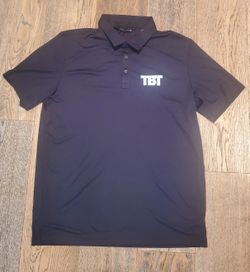 Travis Mathew - TBT - Mens - Large - Performance Polo Short Sleeve - Polyester - Black (New / Never Worn)