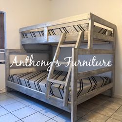 Twin Full Bunk Bed And Mattress 