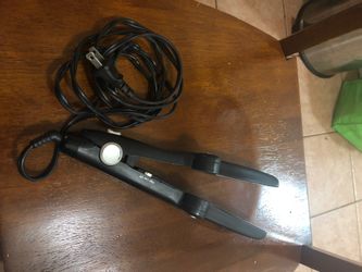 Hair straightening iron