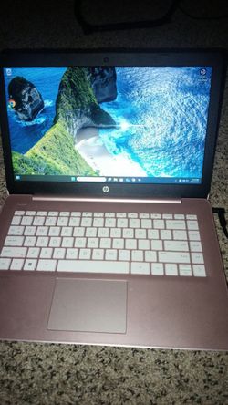 Pink hp laptop