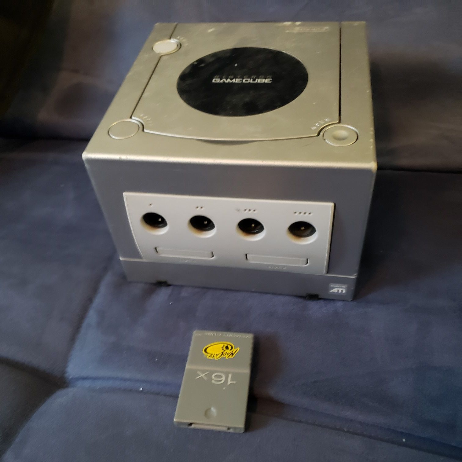 Gamecube Console & a Memory Card