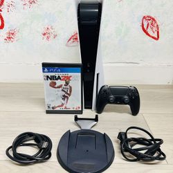 Sony PlayStation 5 - 825GB Bonus 1 Game NBA 2K21 ( Used Very New )