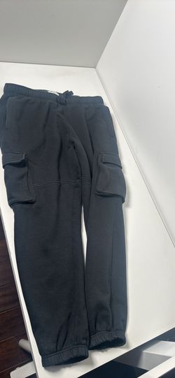 Topman Black Cargo Joggers