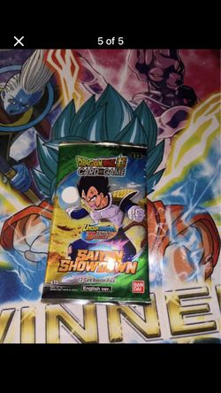 Opened Booster Pack Saiyan Showdown