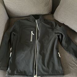 Black Sports Windbreaker 
