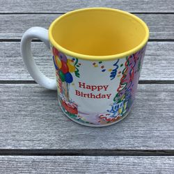 CERAMIC “HAPPY BIRTHDAY” MUG. NEW!