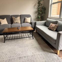 Full Couch Recliner Set For Sale