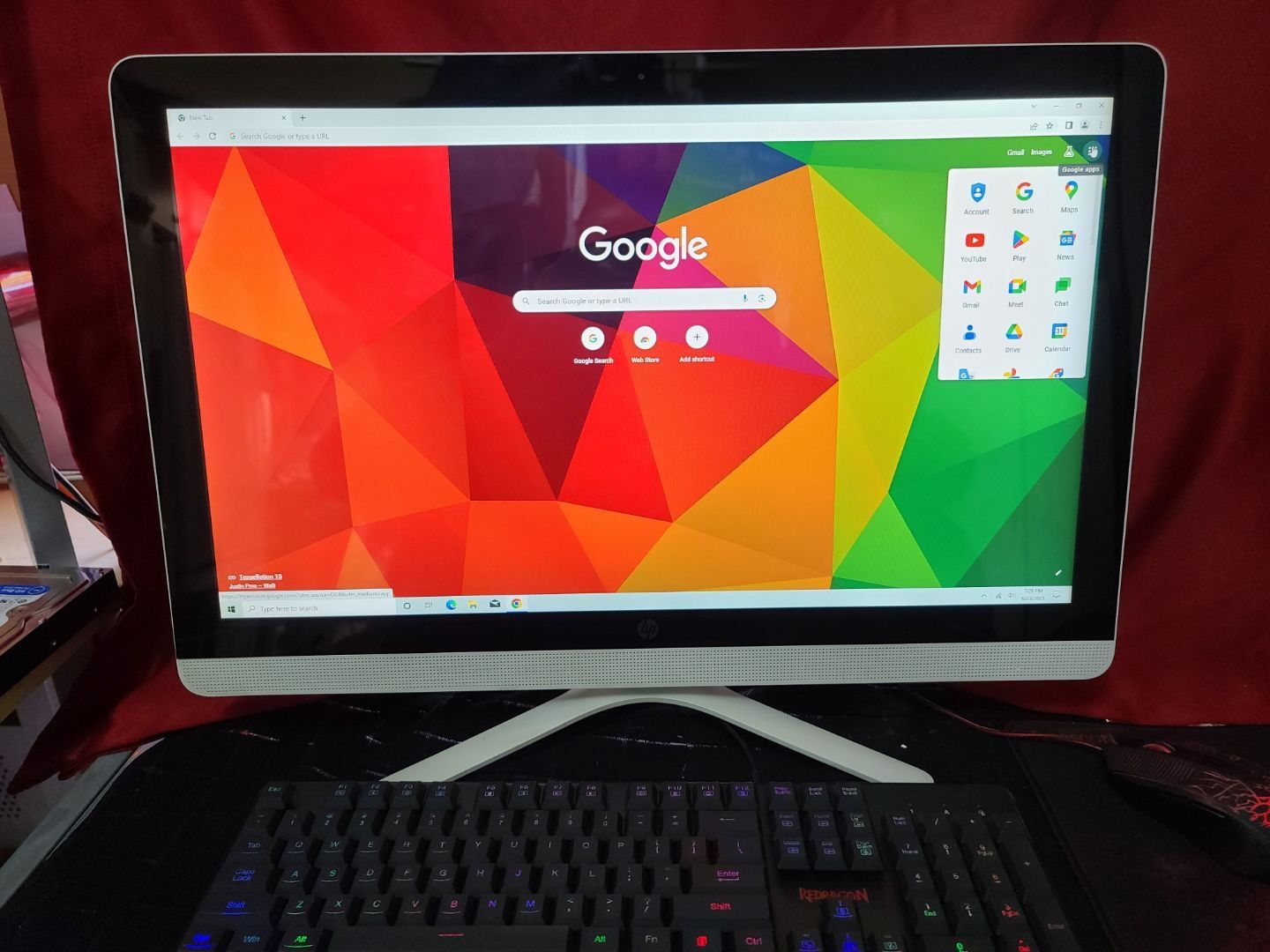 New hp 24 g237c windows 10 pro all in one desktop touchscreen amd a8