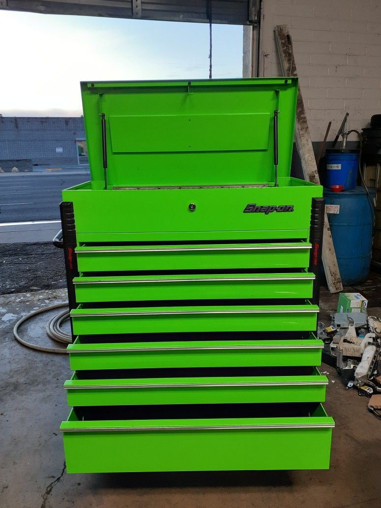 Snap On Six Drawer Roll Cart KRSC46 Green Tool Box