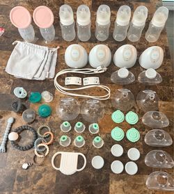 🍼 2X Elvie Double Pump Bundle + Haakaa + Bottles + Baby Accessories 👶