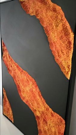 Magma Flow - artwork - art piece 25" x 37