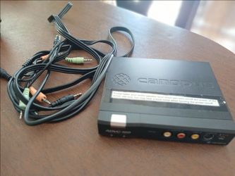 Canopus ADVC-100 analog VHS to digital video converter box