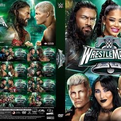 Wwe Wrestlemania 40 With Countdown W/dvd Case 4 Disc Dvd