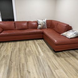 Italian leather sofa