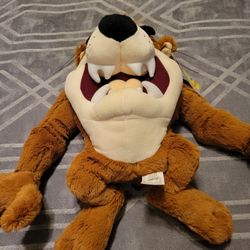 Six Flags Looney Tunes Tasmanian Devil Plush 