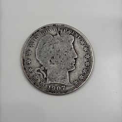 Barber Half Dollar - 90 % silver