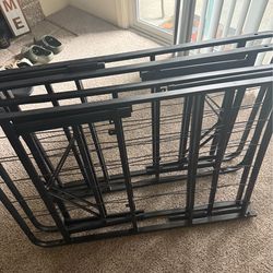 Full Size Metal Bed Frame (Foldable) – Good Condition