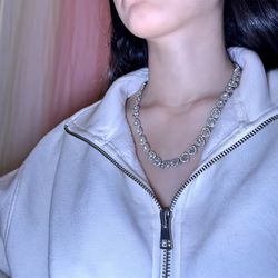 Conjunto De 3 Piezas Collar Brazalete Pendiente S De Swarovski 