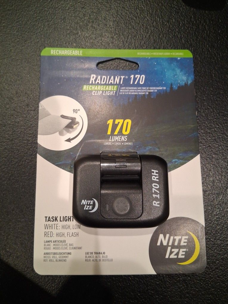 Nite Ize 170 Lumen Rechargeable Clip Light