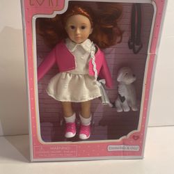 Battat Lori By Our Generation 6” Emmelina Mini Doll & Otis Her Puppy