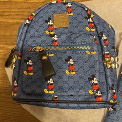 Mini Back Pack With Wallet 